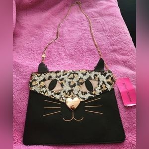 COPY - Women's Sequined Cat Shoulder Bag
